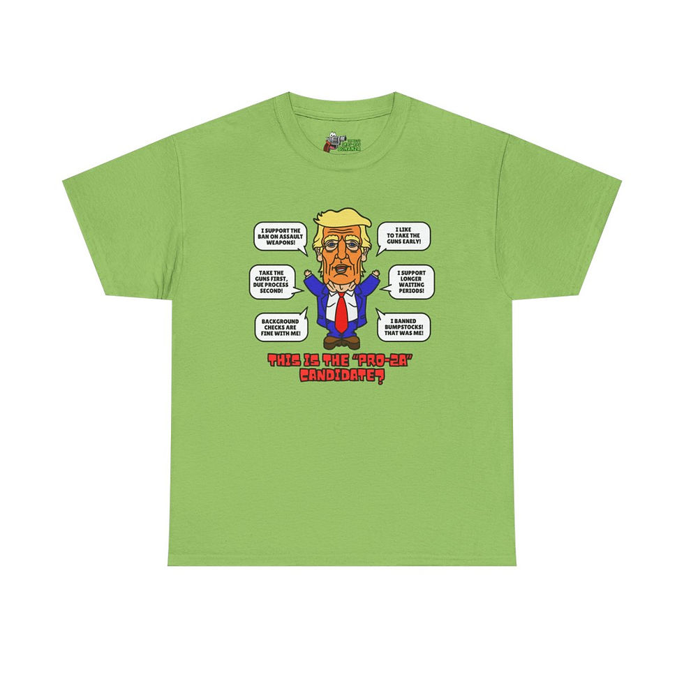 Thumbnail: Trump on Guns! Unisex Heavy Cotton Tee