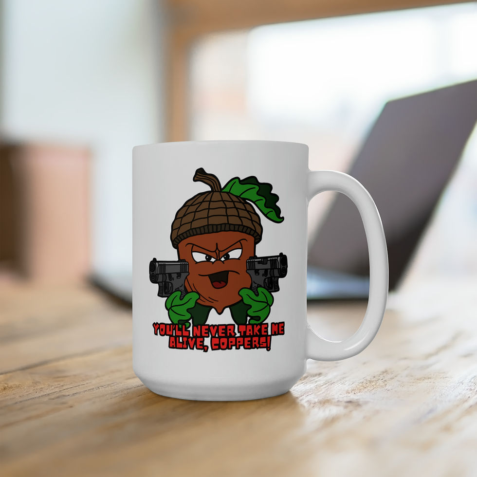 Thumbnail: You'll Never Take Alive! Ceramic Mug 15oz