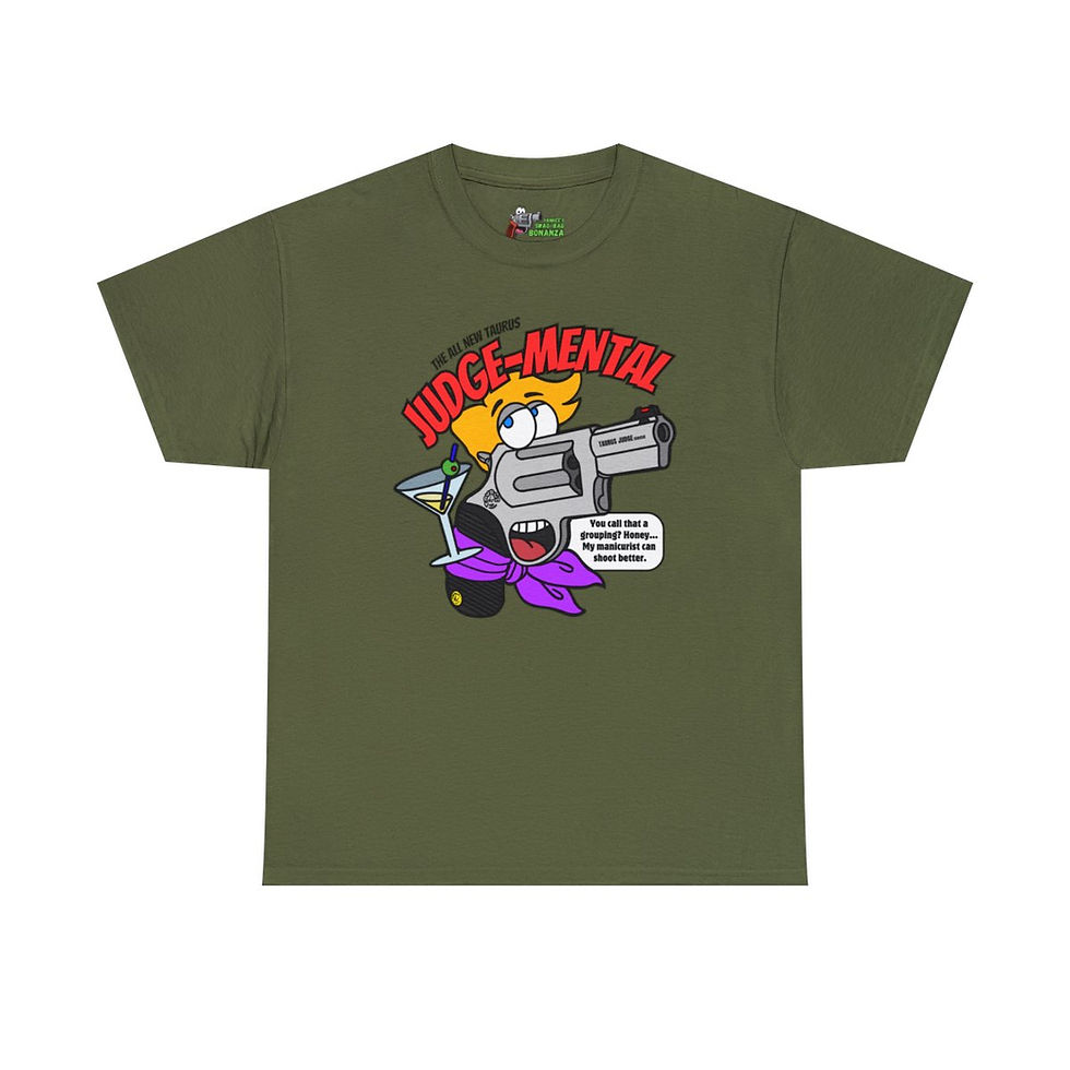 Thumbnail: Taurus JUDGE-mental! Unisex Heavy Cotton Tee