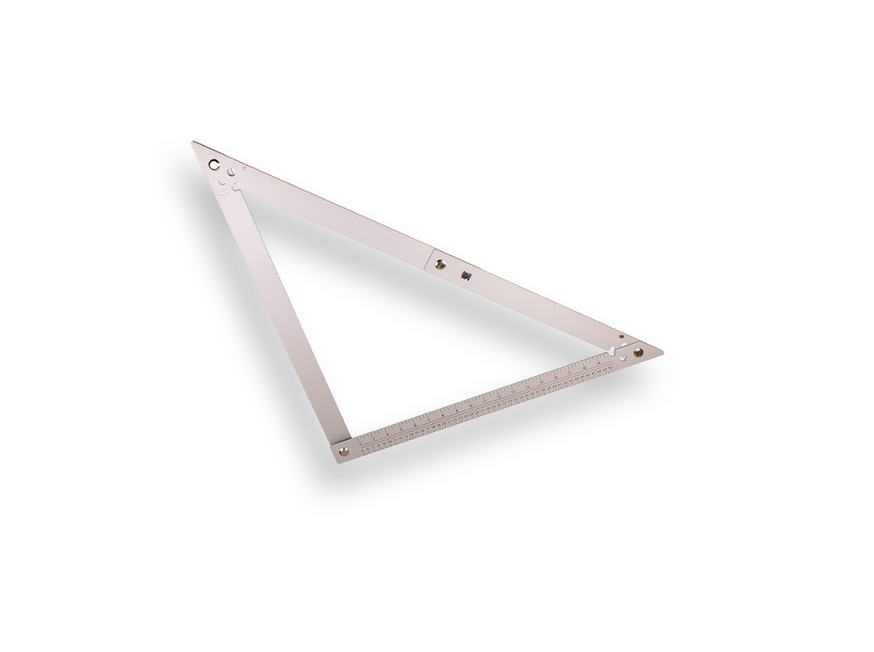 Thumbnail: Vouwhaak LABORA aluminium 60 x 60 cm, met beschermhoes
