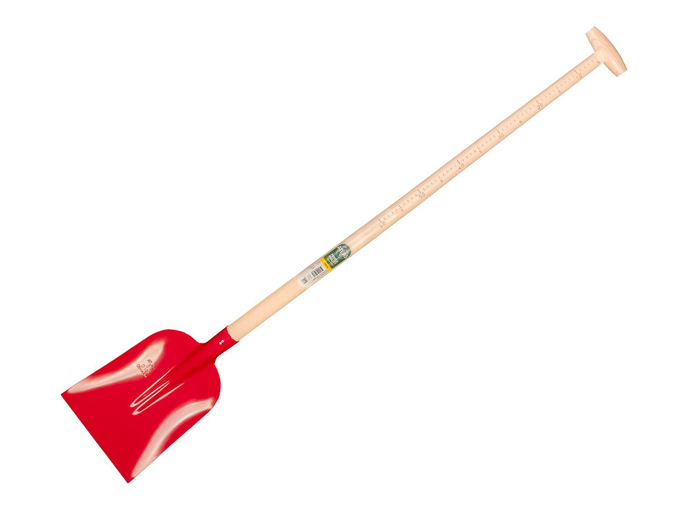 Thumbnail: Betonschop ATLAS 1/2 0 rood, extra gehard, met ATLAS Meetsteel 110 cm gebogen