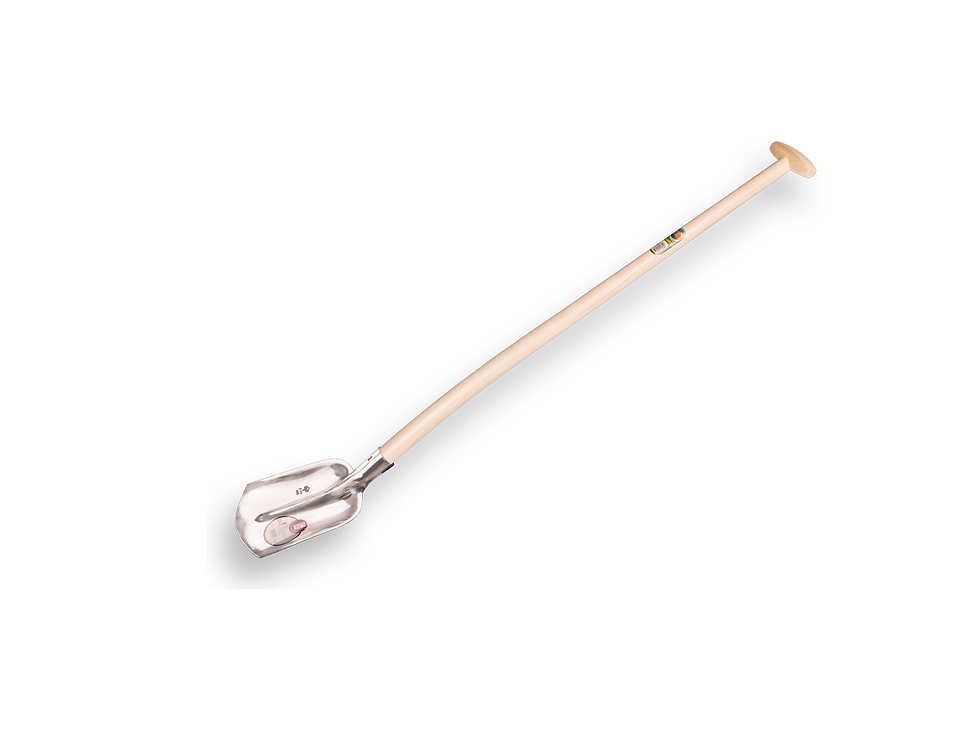 Thumbnail: Steekbats ABC 1/4 000, gehard en gepolijst, met ATLAS schopsteel 110 cm gebogen