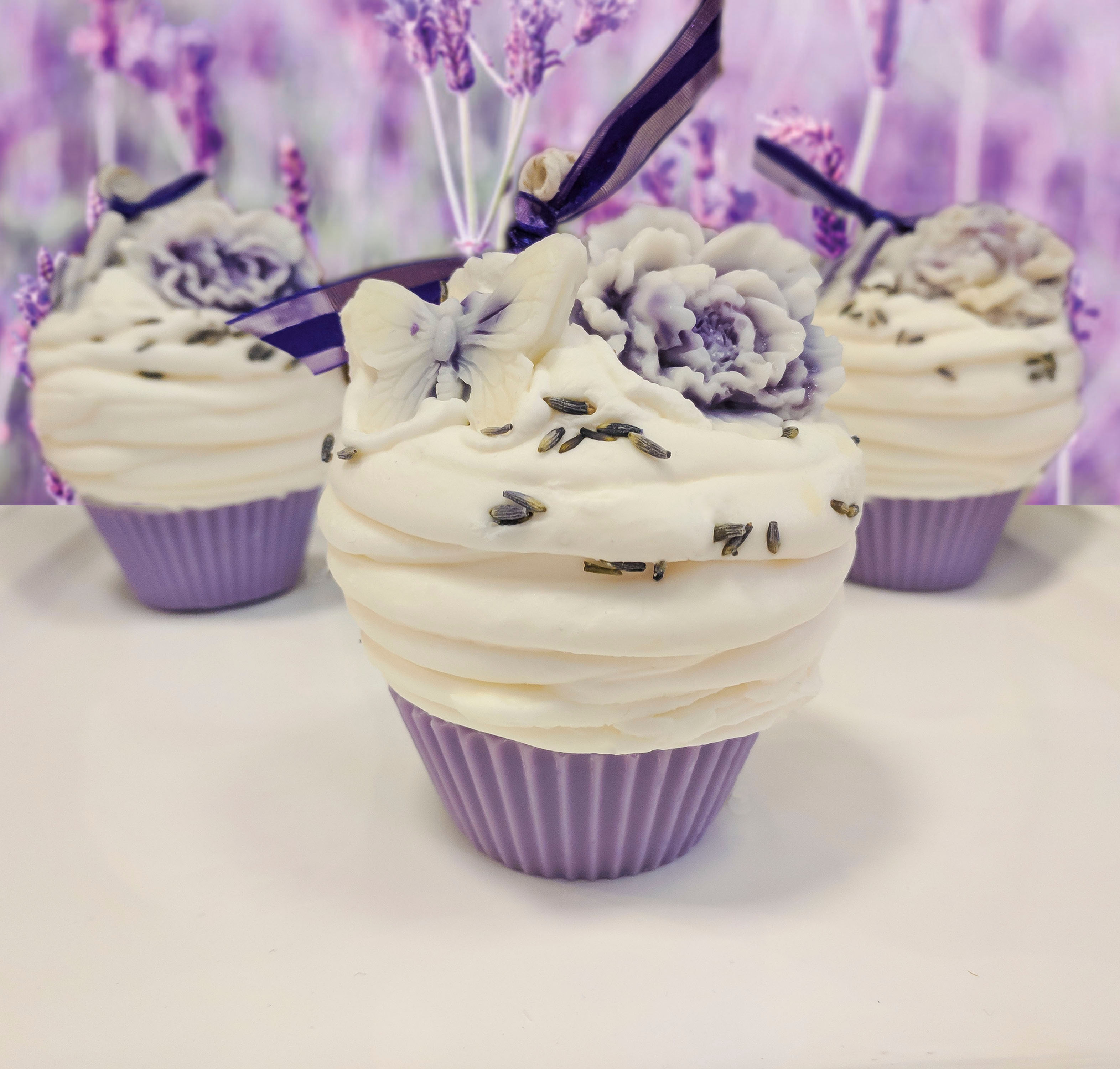 Lavender Dreams Soy Cupcake Candle