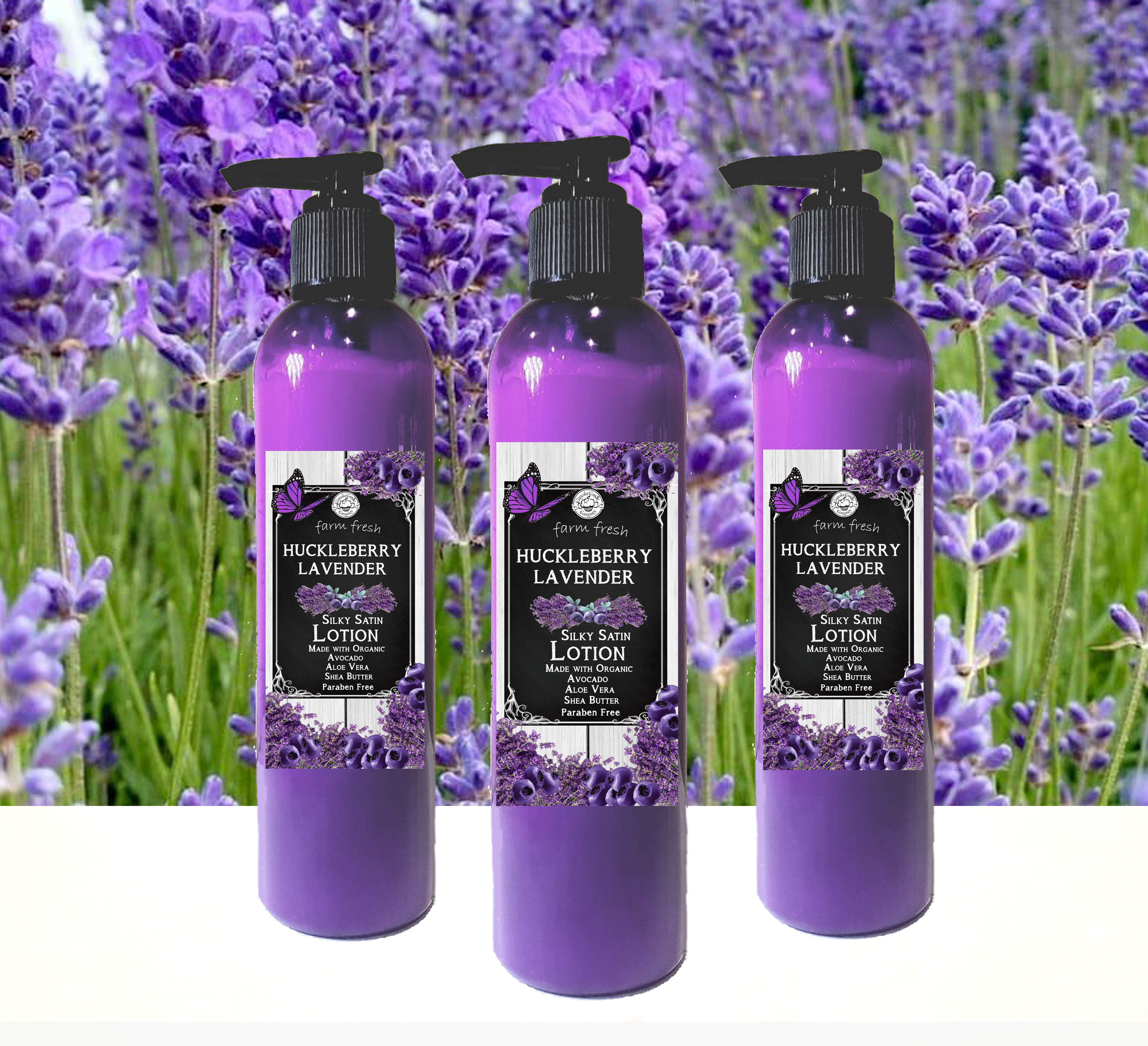 Lavender Huckleberry Silky Satin Lotion