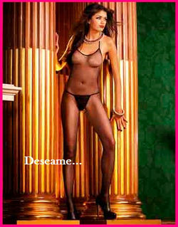 Body Fishnet halter red $17.990