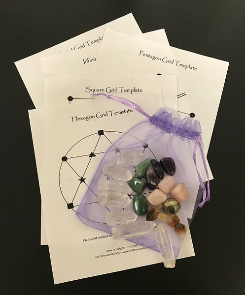 Collection of crystals