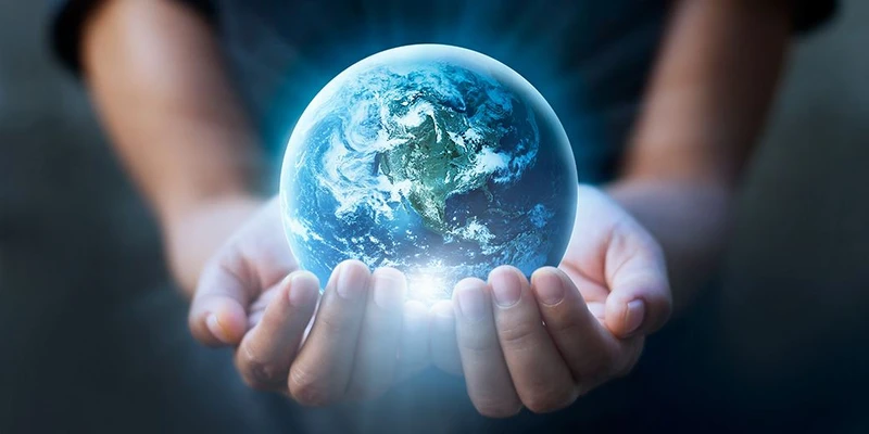 Collection of crystals