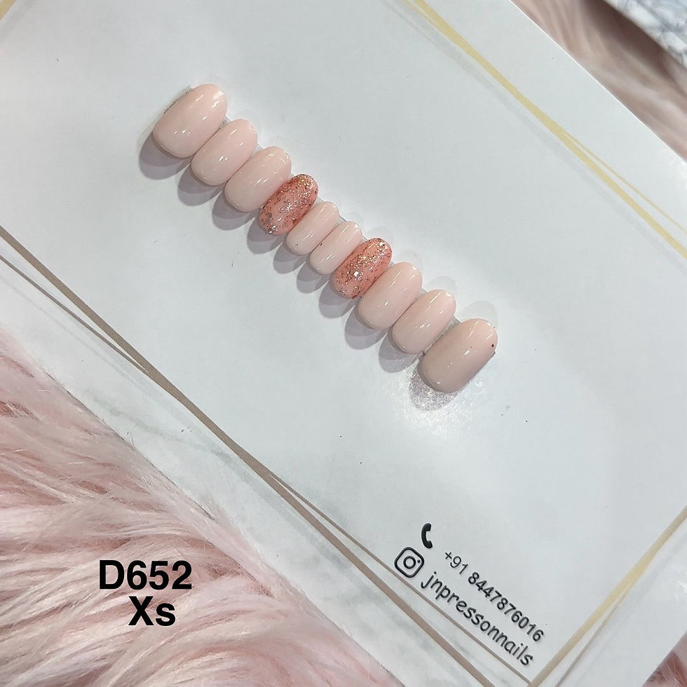 Baby Blush – XS Round | Set of 10 or 12 Nails