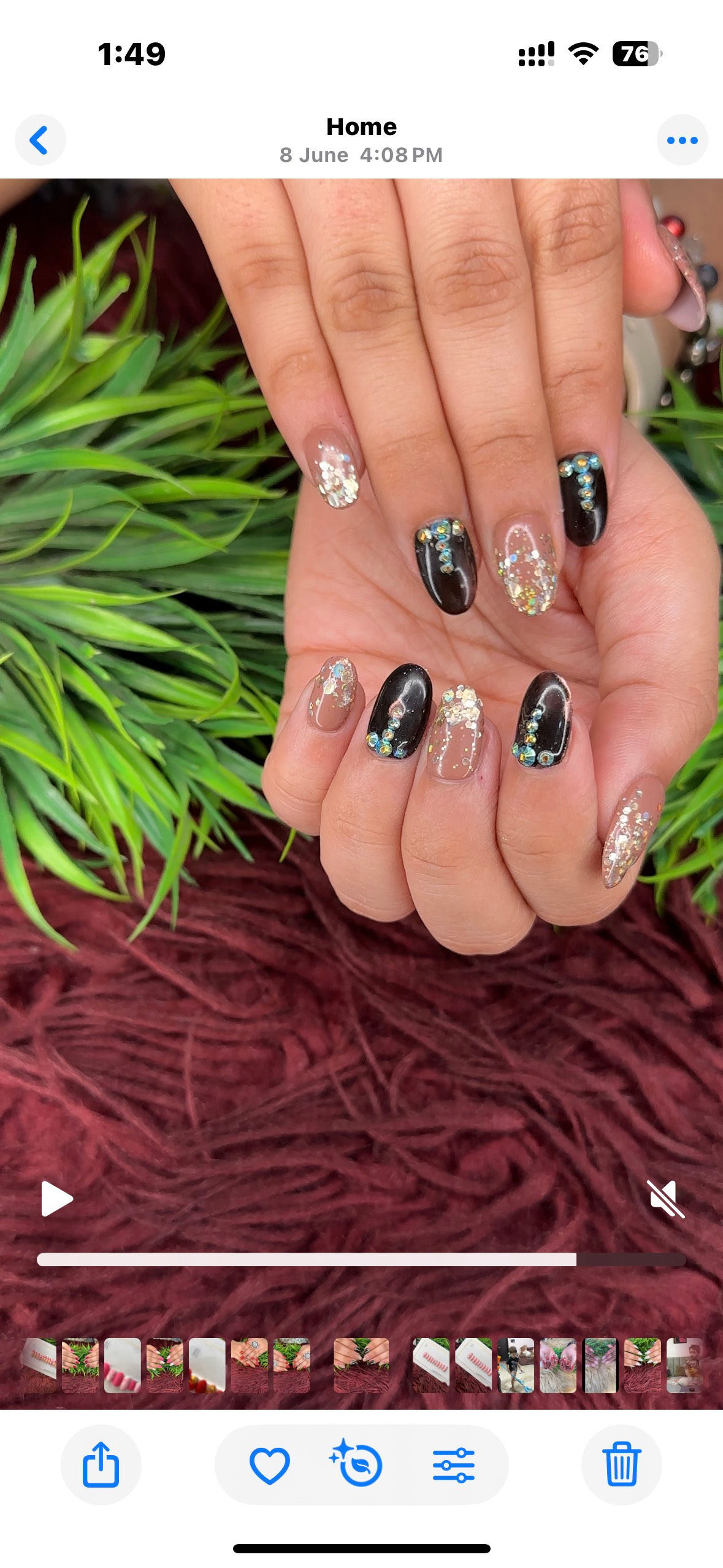 Noir Luxe – Fully Customizable Press-On Set | Hand or Toe