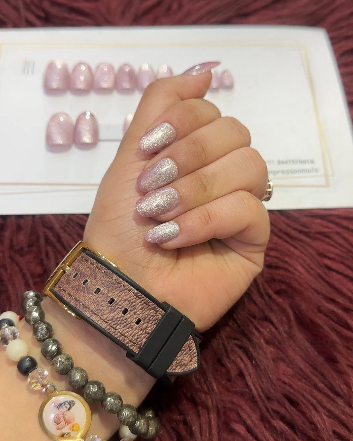Petal Beam – Short Round | Set of 20 Nails