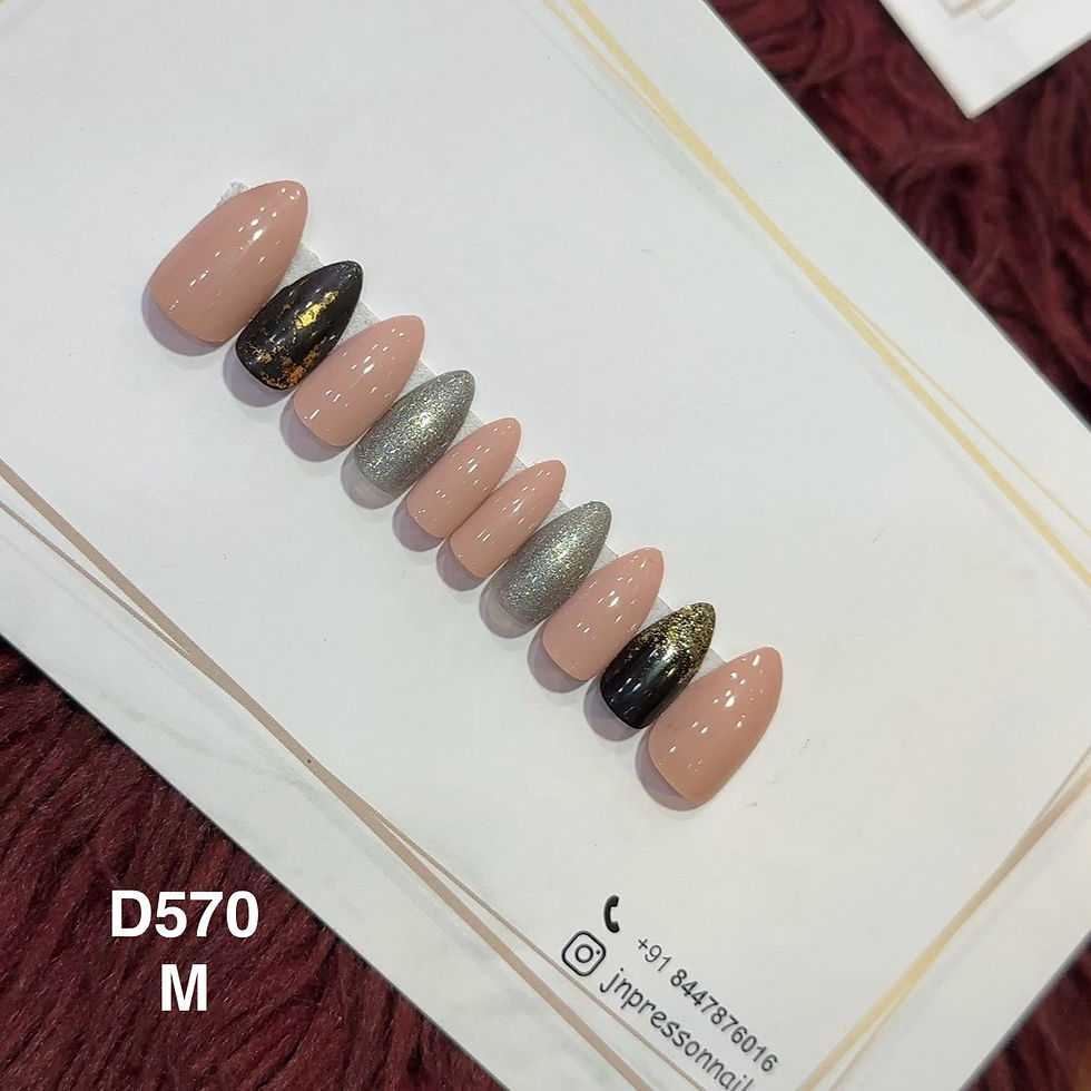 Moonlit Muse – M Almond | Set of 10 or 12 Nails