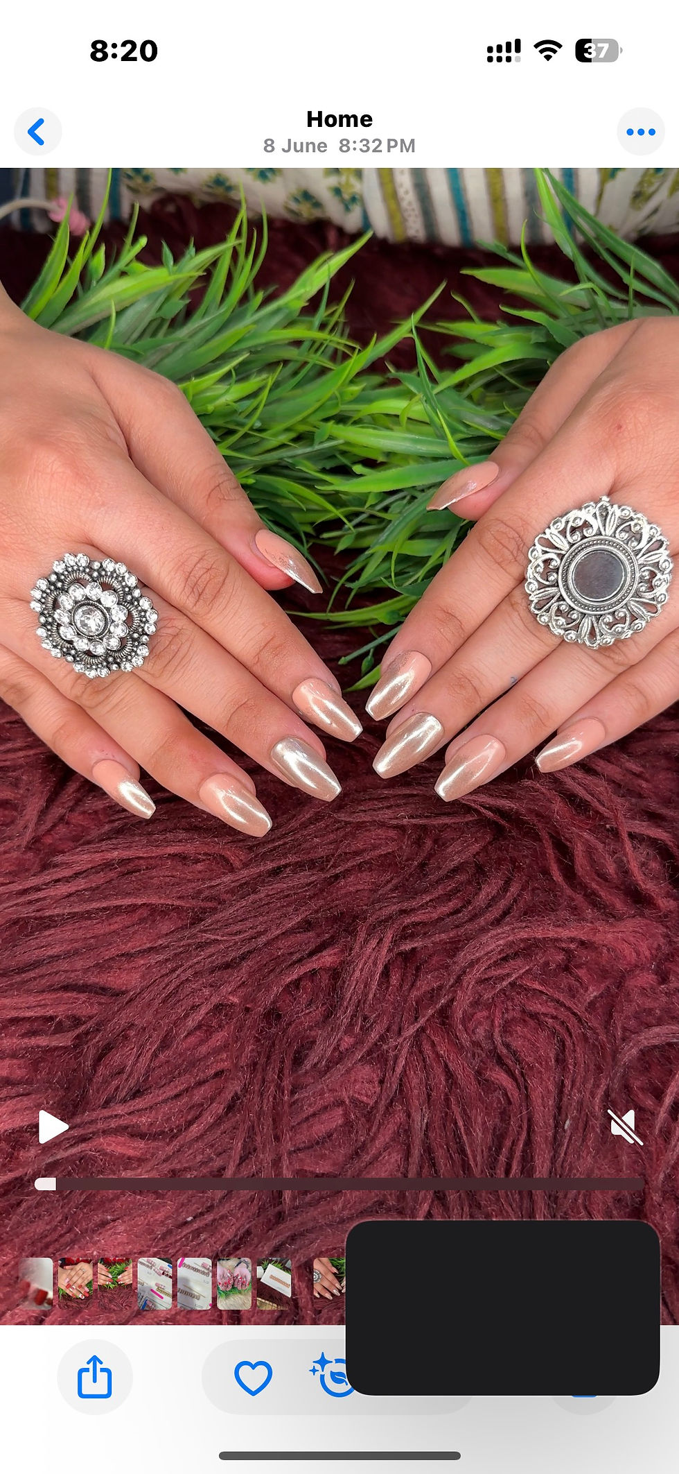 Thumbnail: Peach Gleam – Fully Customizable Press-On Set | Hand or Toe