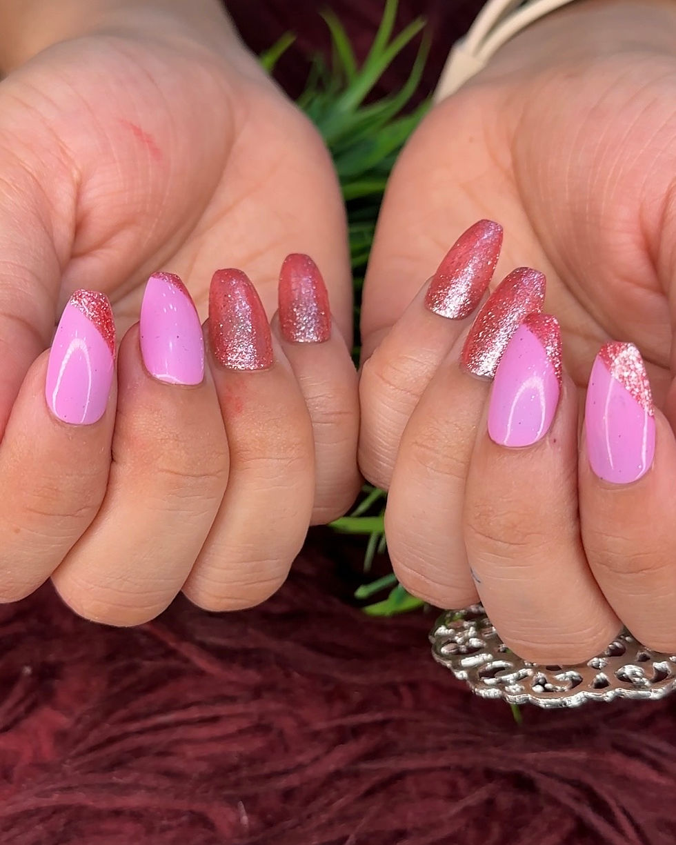 Thumbnail: Rosy Glaze – Fully Customizable Press-On Set | Hand or Toe