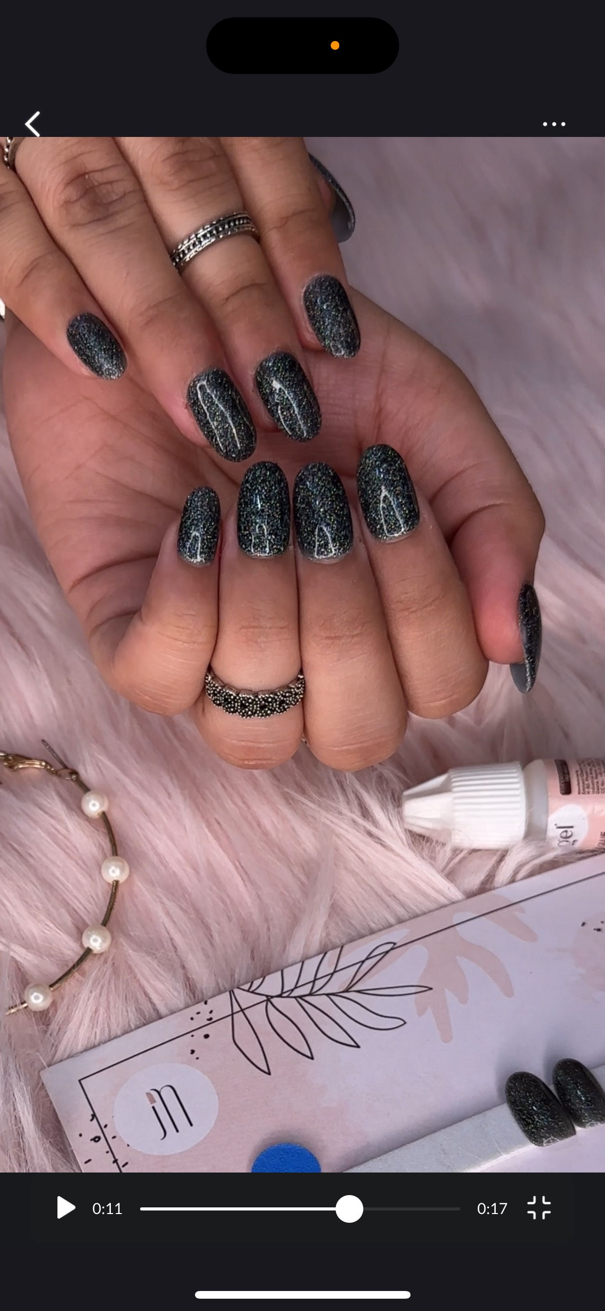 Midnight Spark – Fully Customizable Press-On Set | Hand or Toe