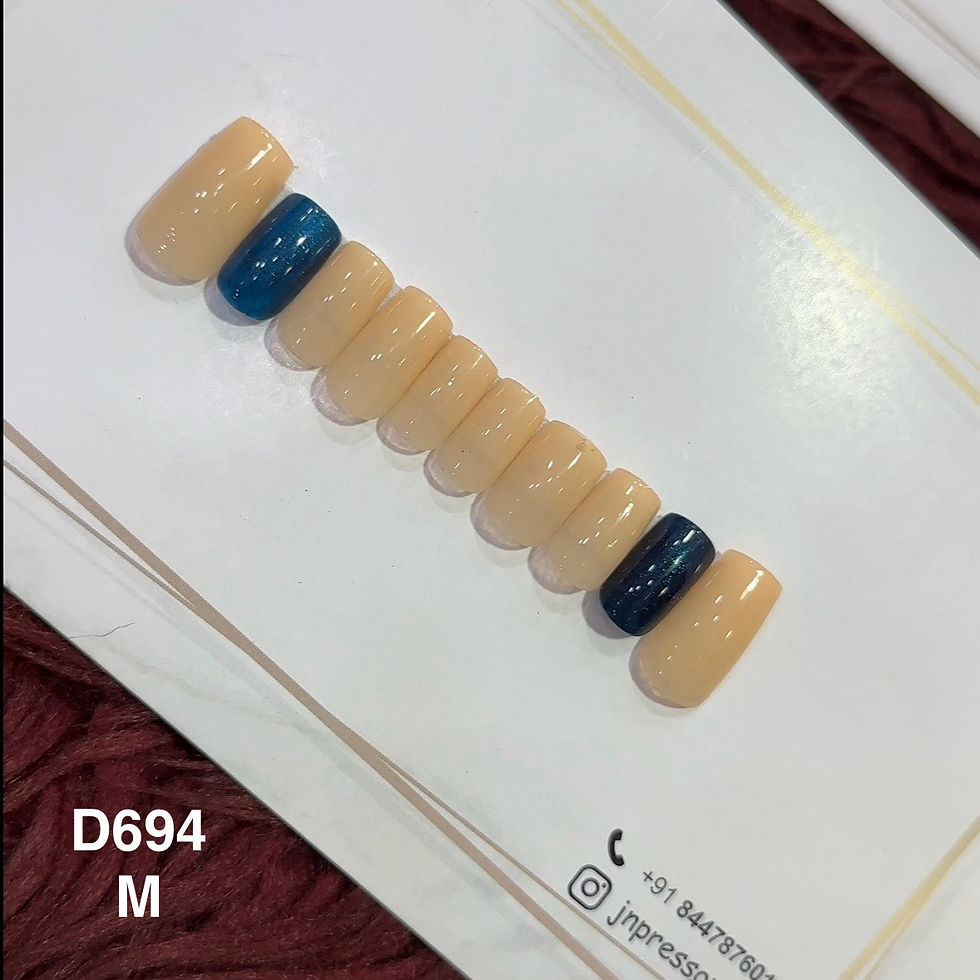 Lemon Breeze – M Medium Square | Set of 10 or 12 Nails