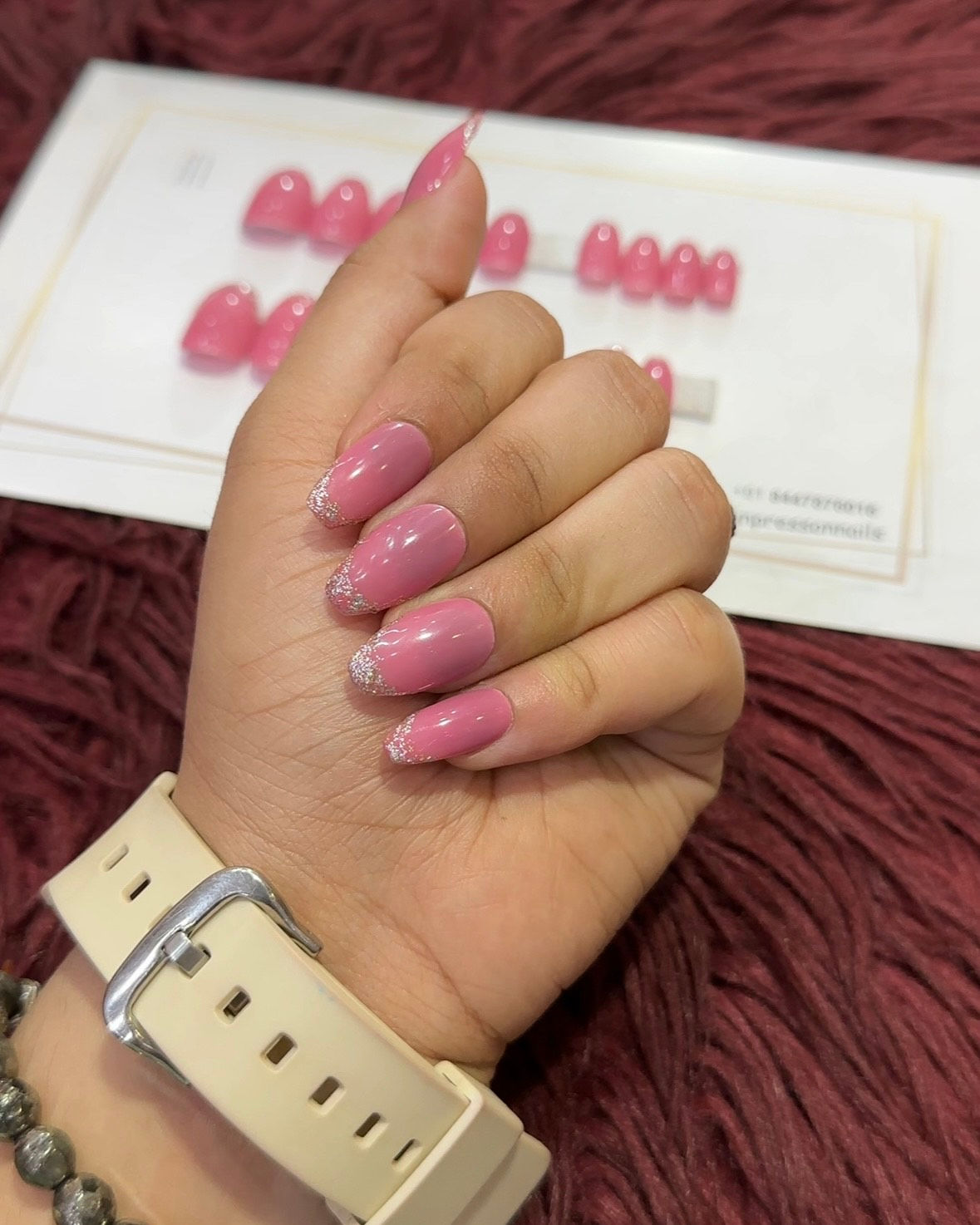 Blush Tips – Short Coffin | Set of 20 Nails