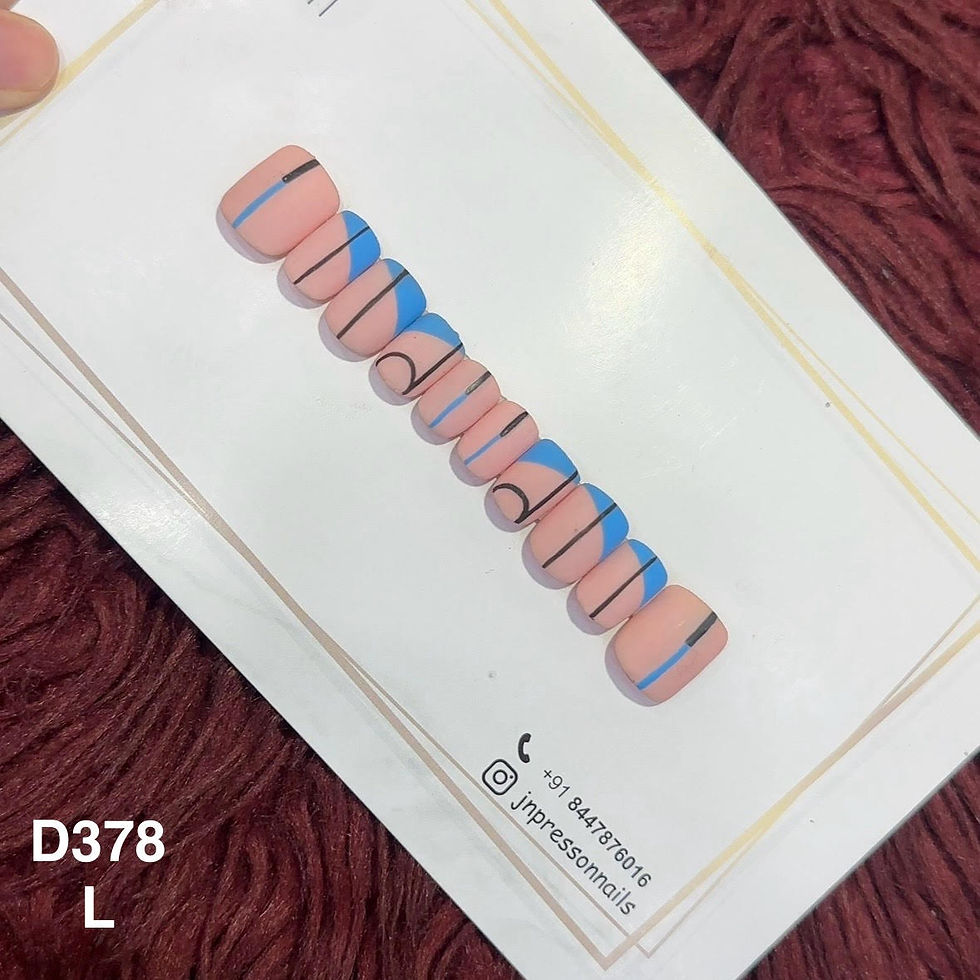 Sunset Flick – L Short Square | Set of 10 or 12 Nails