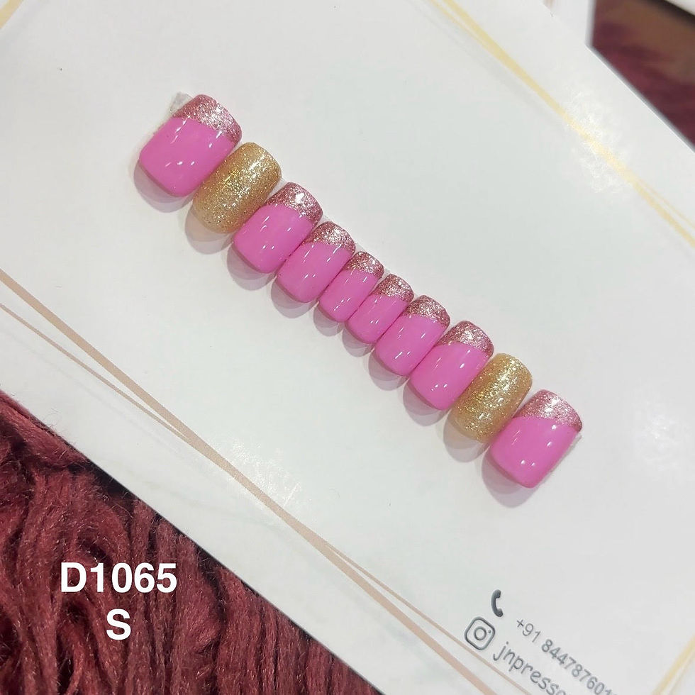 Pink Luxe – S Medium Square | Set of 10 or 12 Nails