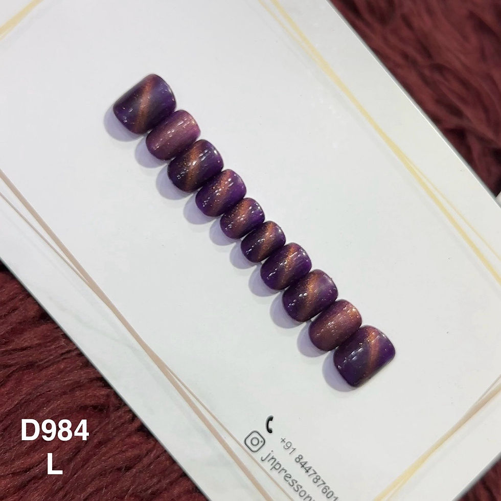 Nebula Fade – L Short Square | Set of 10 or 12 Nails