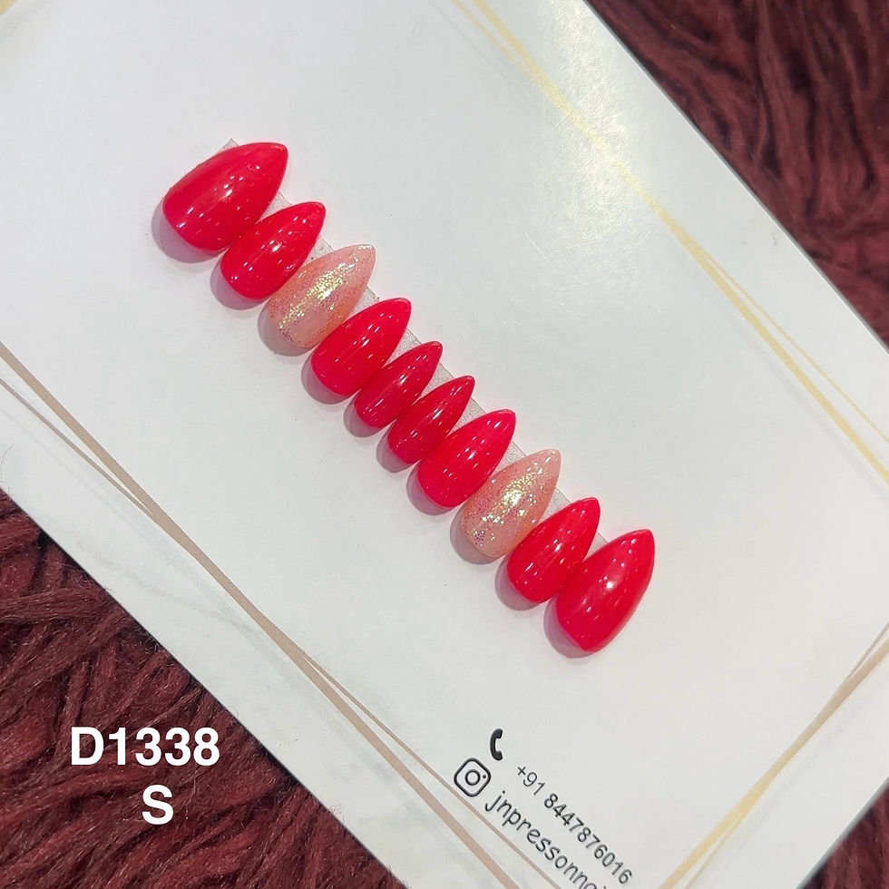 Rosy Fusion – S Almond | Set of 10 or 12 Nails