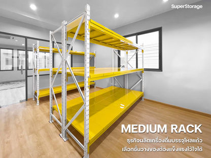 ชั้นวางของหนัก Medium Rack ชั้นวางเครื่องดื่ม