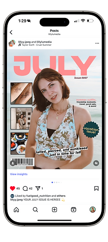 july magazine photo dump