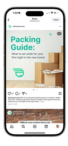 corporate social media post infographic