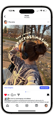 doodle social media post