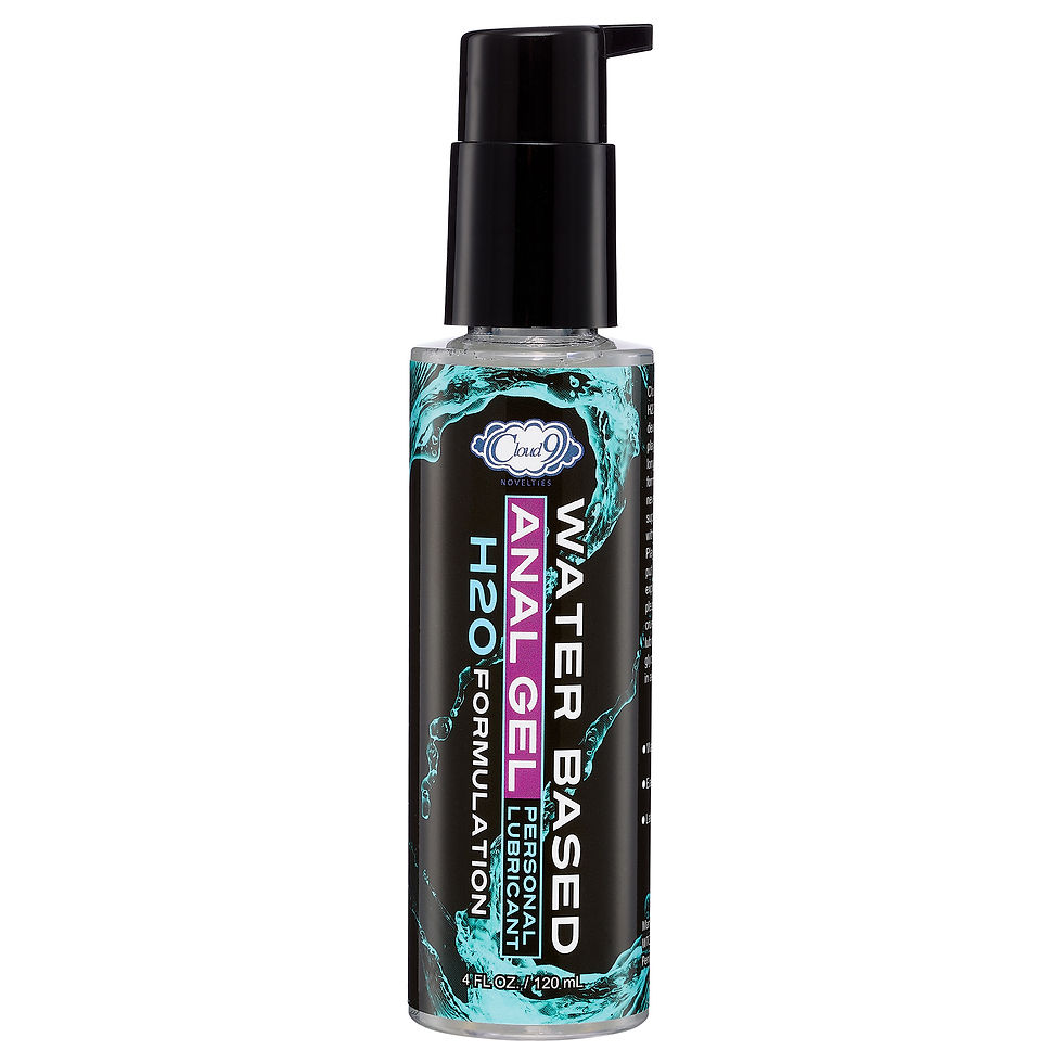 Cloud 9 H2O water based anal gel bottle
