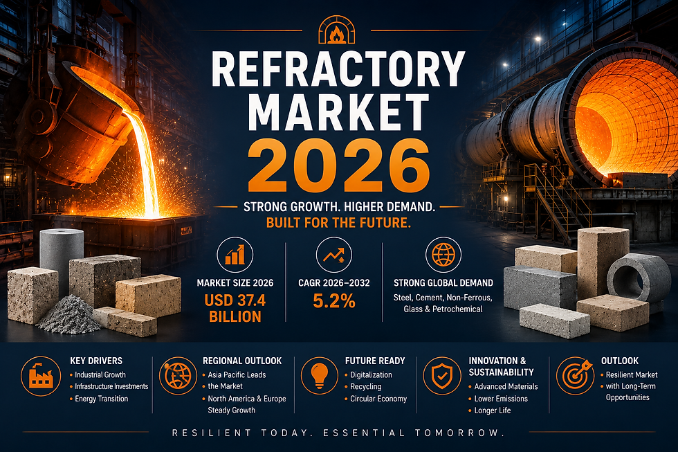 Refractory Market Outlook 2026: Europe vs US – Where Is Demand Growing Fastest?