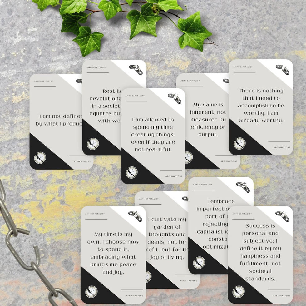 Thumbnail: Anti-Consumerism Gifts, Alternative Lifestyle Cards, Personal Growth Digital