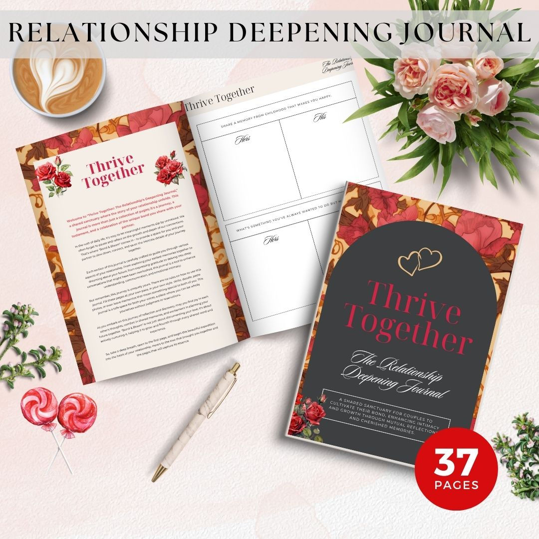 Couples Journal, Relationship Building, Intimacy Enhancing, Couples Bonding, Valentine’s Day Journal