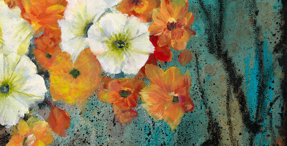 Abstract Realism Floral Wall Art Online