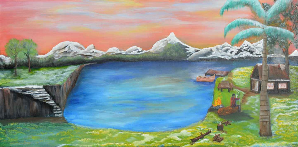 acrylic painting