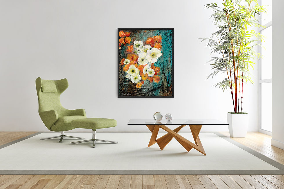 Abstract Realism Floral Wall Art Online