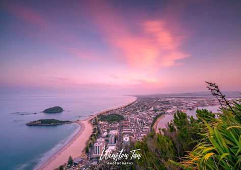 Tauranga Mount Maunganui Bay of Plenty sunset