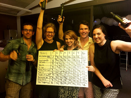 Closely fought contest at the BRC Trivia Night