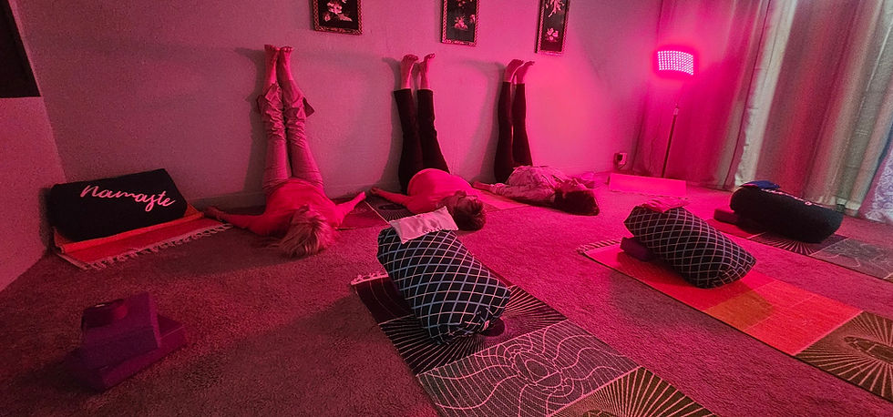 Weekly Restorative Red Light Yoga