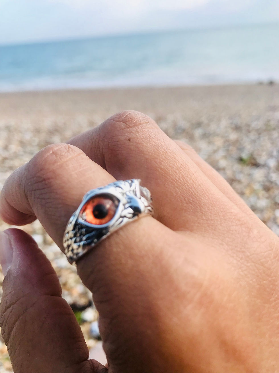 Miniature : Superbe bague hibou en quatre couleurs