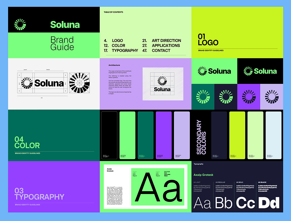 Soluna Brand Identity