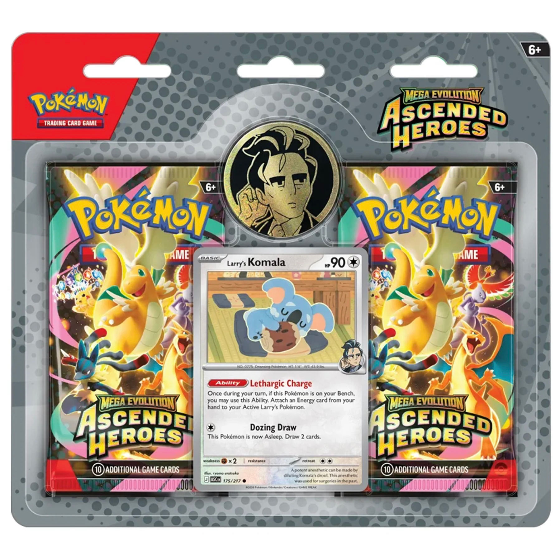 Pokémon TCG: Mega Evolution: Ascended Heroes Collection 2 Pack Blister (Larry)