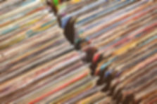 Stacked Vinyl Records