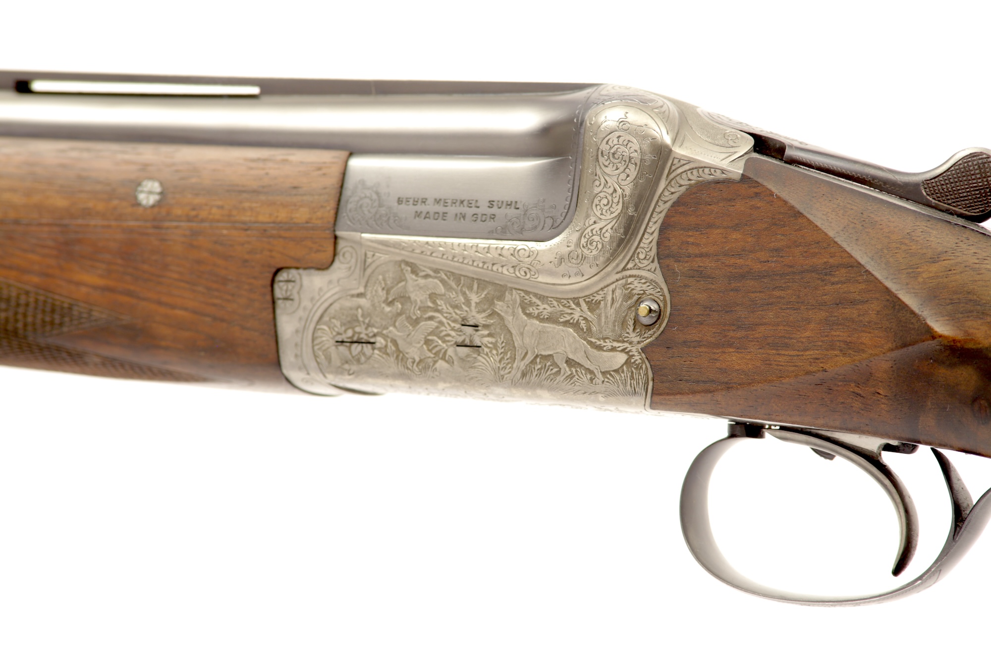 Excellent Merkel 201E 12 Gauge Over/Under Boxlock Shotgun - NR-img-9