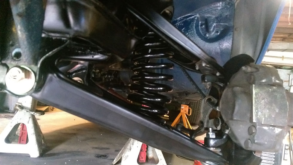 W115 suspension