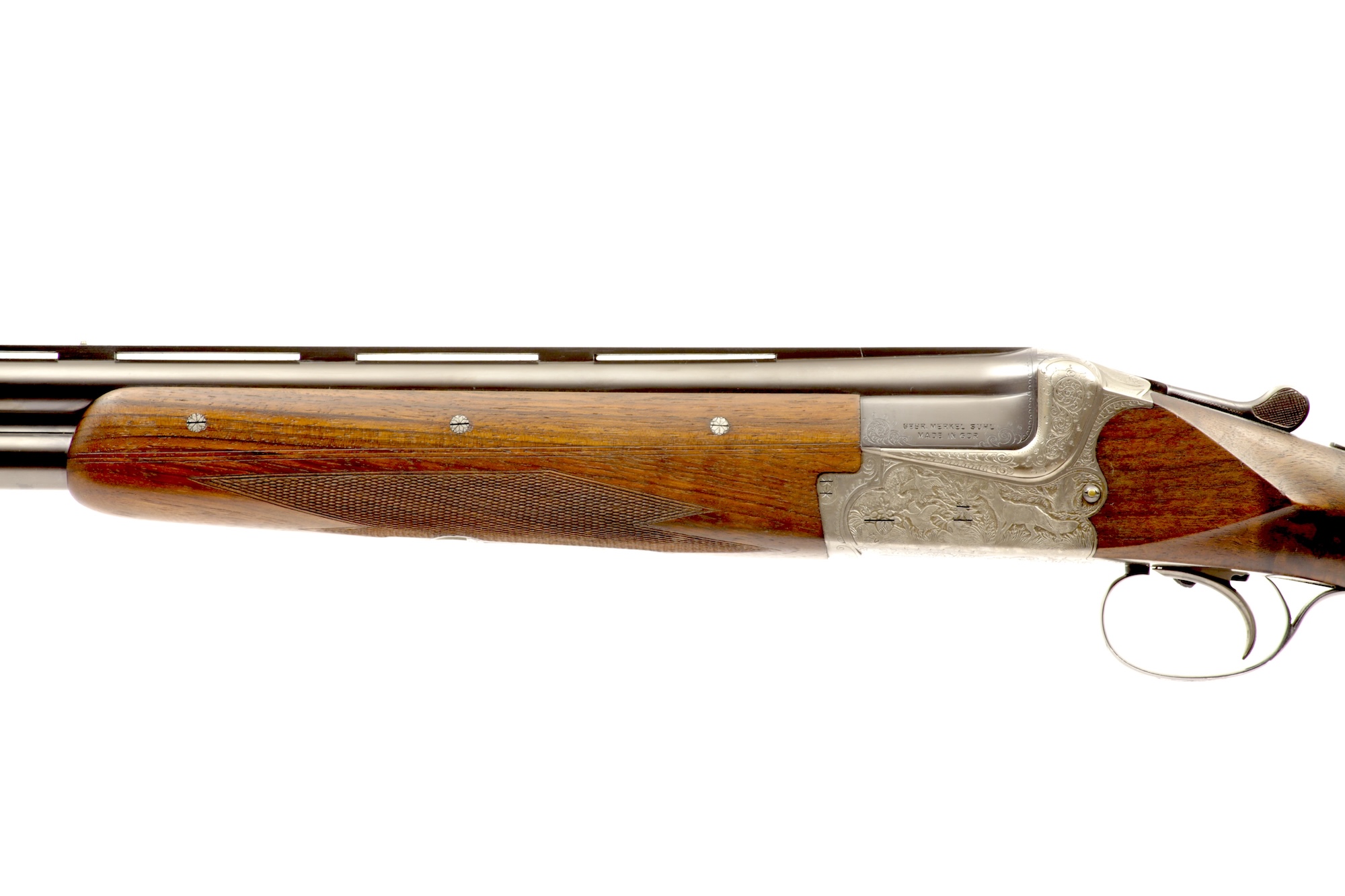 Excellent Merkel 201E 12 Gauge Over/Under Boxlock Shotgun - NR-img-6