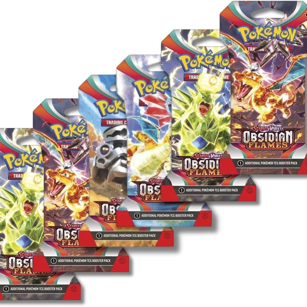 Thumbnail: Pokemon Scarlet & Violet SLEEVED Obsidian Flames Booster Pack