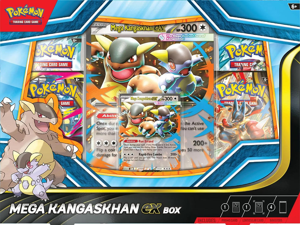 Thumbnail: Pokémon TCG Mega Kangaskhan ex Box Includes 1 Foil Promo Card & Oversize