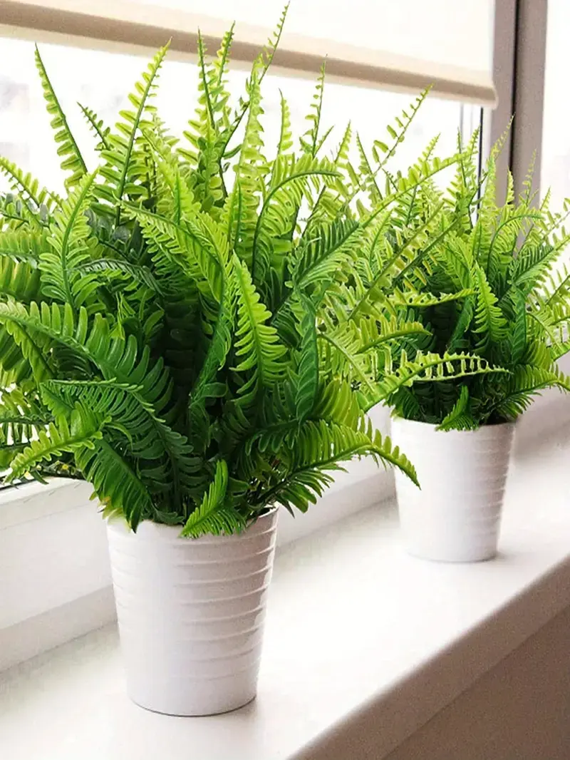 1 Piece Green Fern Leaf for Floral Arrangements Decor