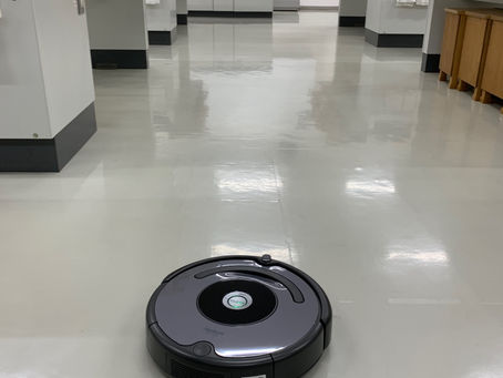 機械清掃はじめました