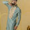 Thumbnail: Turquoise Patch Long Kurta Set
